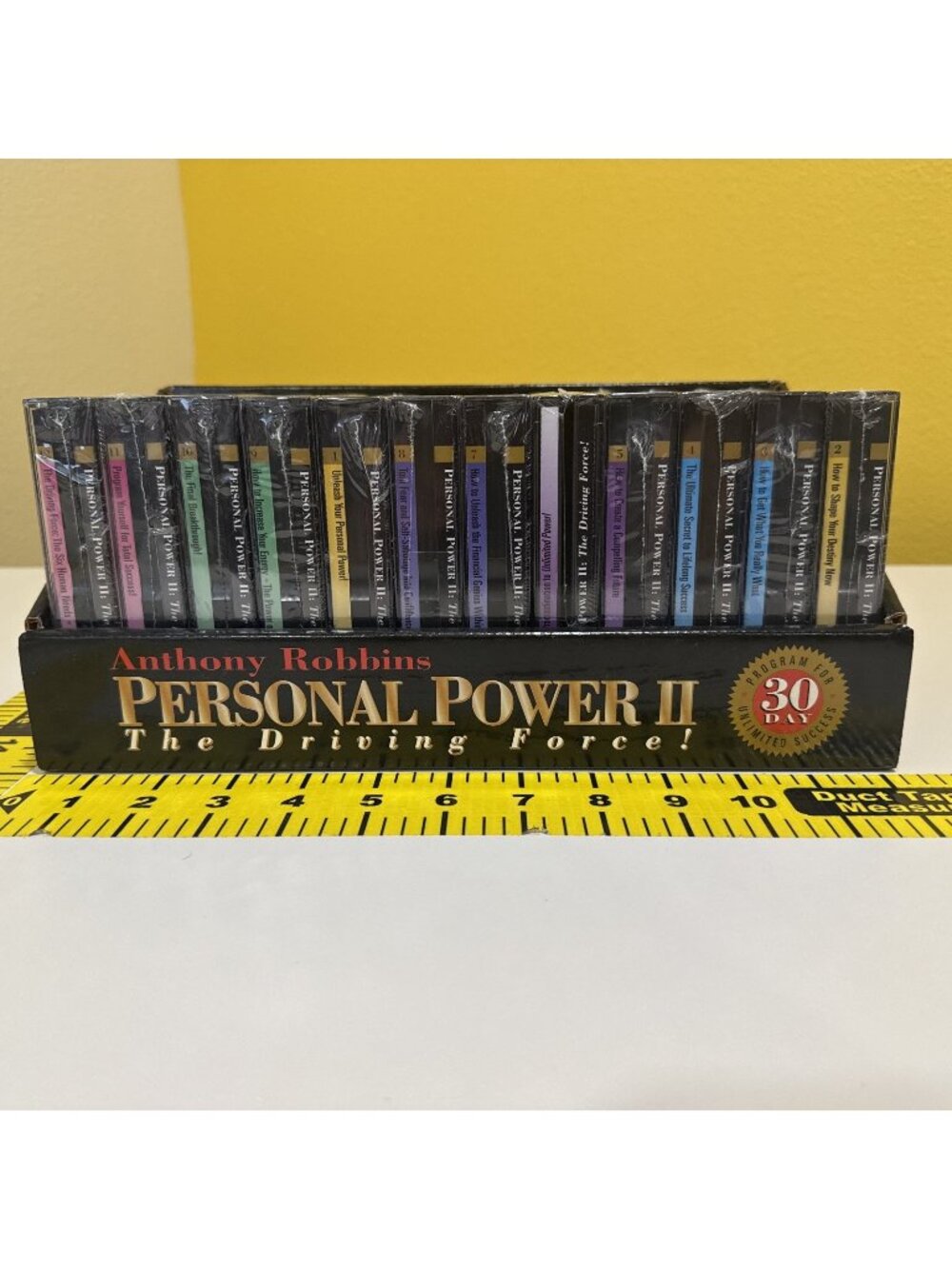 ANTHONY ROBBINS Personal Power II Driving Force CD Box 30 Day Set